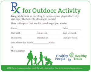 prescription for outdoor activity